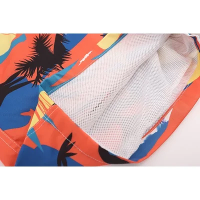 Шорты Palm Angels Summer Mood "Orange/Blue" фото № 8