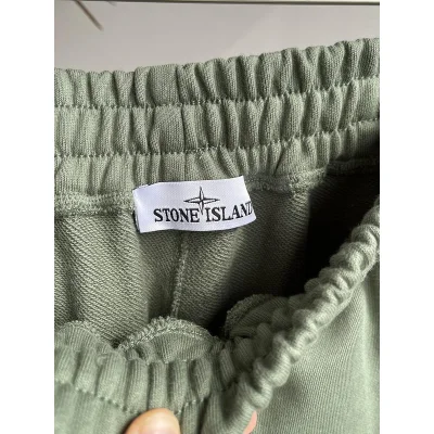 Шорты Stone Island Embroidered Chevron "Green" фото № 6