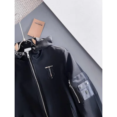 Бомбер Burberry Frontside Logo BT "Black" фото № 8