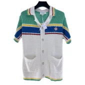 Кардиган Casablanca Colorful Lines Print "White"