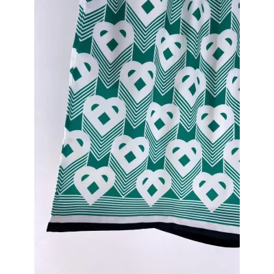 Шорты Casablanca Unusual Hearts "Green" фото № 3