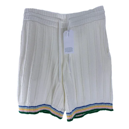 Шорты Casablanca Down Colorful Lines "Beige"