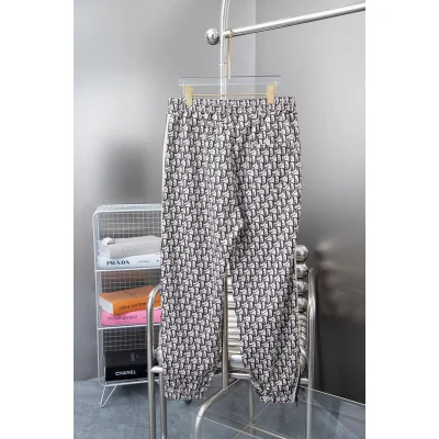 Штаны Christian Dior Logos Black Dior "White" фото № 2