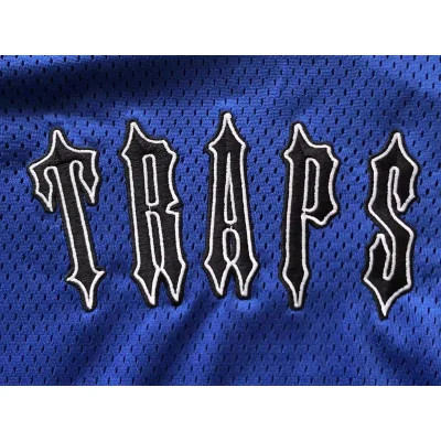 Майка Trapstar Logo And Edge Decorated By Stripes "Blue" фото № 4