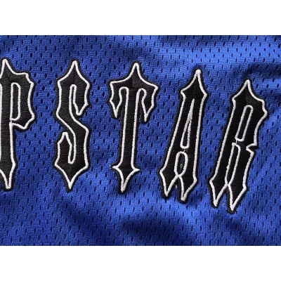 Майка Trapstar Logo And Edge Decorated By Stripes "Blue" фото № 6