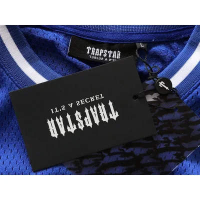 Майка Trapstar Logo And Edge Decorated By Stripes "Blue" фото № 7