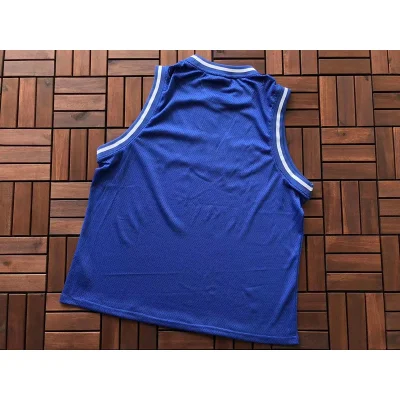 Майка Trapstar Logo And Edge Decorated By Stripes "Blue" фото № 2