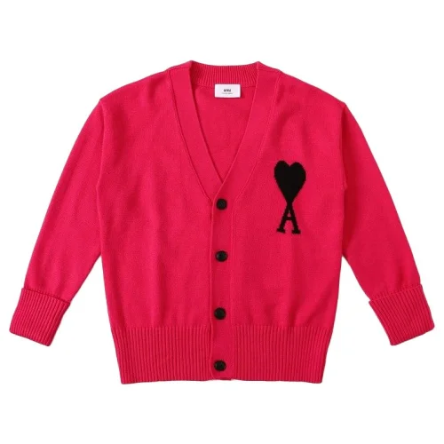 Кардиган Amiri V-Neck "Pink/Red"