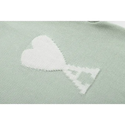 Свитер Amiri Large Logo - Heart And Letter "Mint" фото № 6