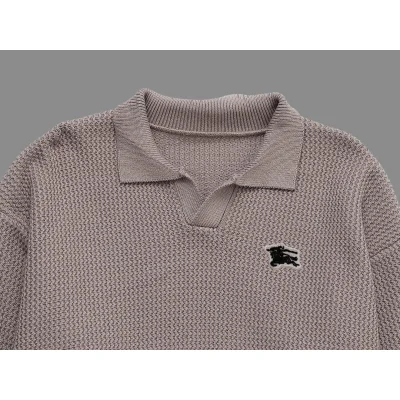 Свитер Burberry Frontside Mini Horse And Warrior White Outline "Brown" фото № 2