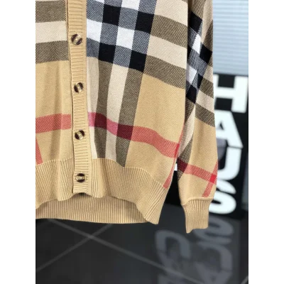 Кардиган Burberry Checked Allsides Print Colorful Lines "Brown" фото № 4