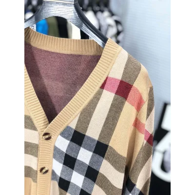 Кардиган Burberry Checked Allsides Print Colorful Lines "Brown" фото № 3