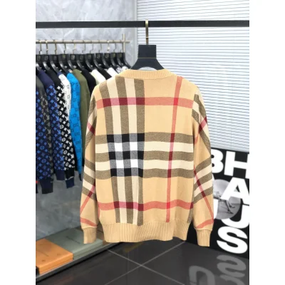 Кардиган Burberry Checked Allsides Print Colorful Lines "Brown" фото № 2