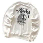 Свитшот Stussy Hand And Inscription Increase The Peace "White"