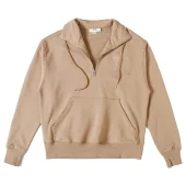 Свитшот Amiri With Collar And Logo ZIP "Brown"