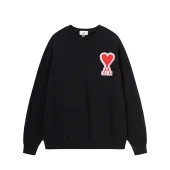 Свитшот Amiri Large Heart Logo And Letters "Black/Red"