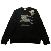 Свитшот Burberry With Embroidery "Black"