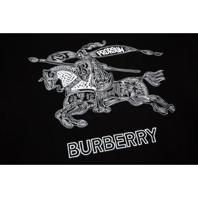 Свитшот Burberry Embroidery - Horse Rider "Black" фото № 7