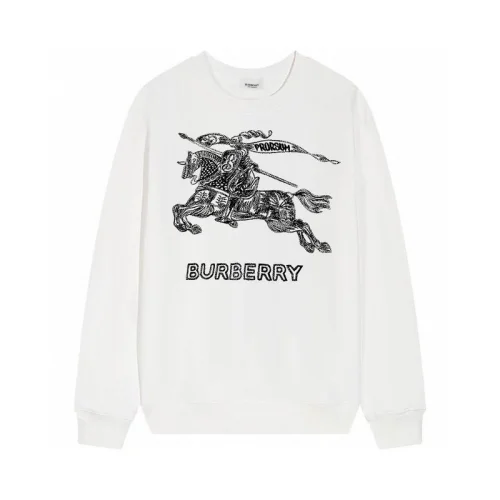Свитшот Burberry Knight On Horse "White"