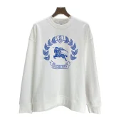 Свитшот Burberry Frontside Print Dark Blue Warrior And Horse "White"