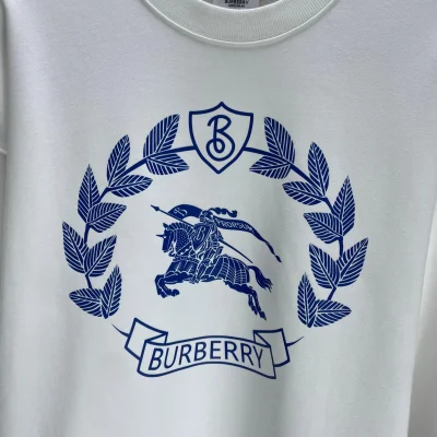 Свитшот Burberry Frontside Print Dark Blue Warrior And Horse "White" фото № 4