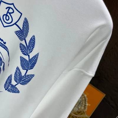 Свитшот Burberry Frontside Print Dark Blue Warrior And Horse "White" фото № 3