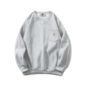 Свитшот Carhartt Small Logo "Gray"