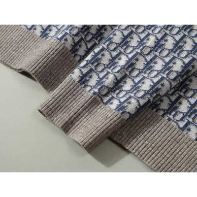 Свитшот Christian Dior Print Many Blue Logotypes Dior "Gray" фото № 6