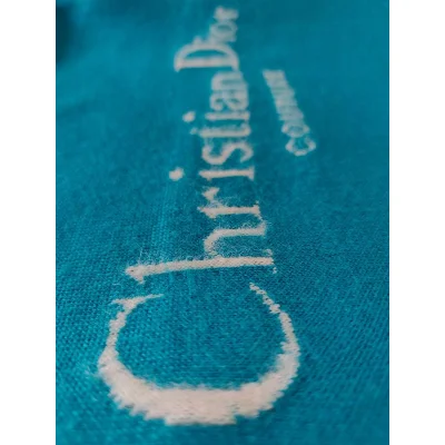 Свитшот Christian Dior White Frontside Logo Couture "Blue" фото № 2 Свитшот Christian Dior White Frontside Logo Couture "Blue" фото № 2