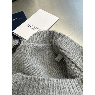 Свитшот Christian Dior Small Frontside Logotype "Gray" фото № 2