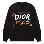 Свитшот Christian Dior Frontside Logo 1947 Stars "Black"