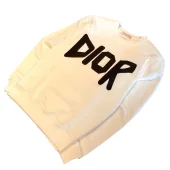 Свитшот Christian Dior Frontside Contrast Logo Dior "White"