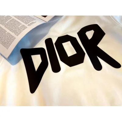 Свитшот Christian Dior Frontside Contrast Logo Dior "White" фото № 3