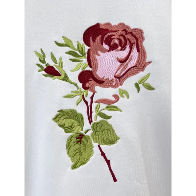 Свитшот Dior Rose Of Love "White" фото № 3