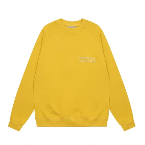 Свитшот Fear Of God Plain With Text Logo "Yellow"