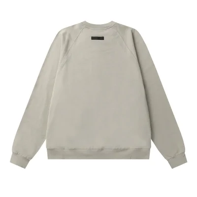 Свитшот Fear Of God With Black Patch On The Back "Gray" фото № 2
