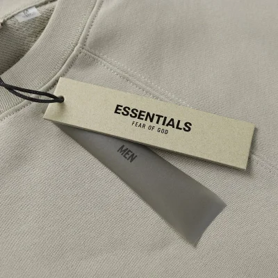 Свитшот Fear Of God With Black Patch On The Back "Gray" фото № 5