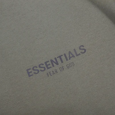 Свитшот Fear Of God With Logo On The Sleeve "Gray" фото № 4