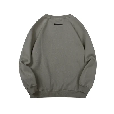 Свитшот Fear Of God With Logo On The Sleeve "Gray" фото № 6