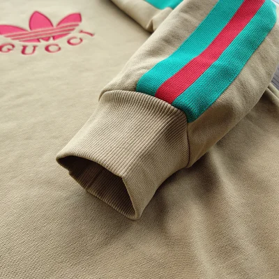 Свитшот Gucci X Adidas Small Brand Logo "Brown" фото № 6
