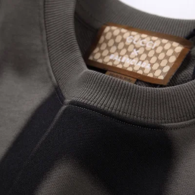 Свитшот Gucci X Balenciaga Spray Paint "Brown/Gray" фото № 5