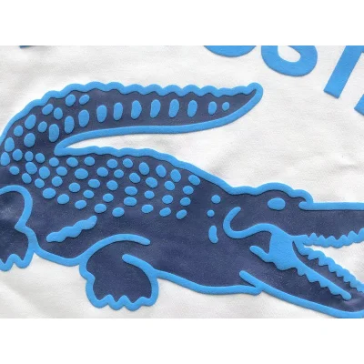 Свитшот Lacoste Front Lettering With Crocodile "White" фото № 3