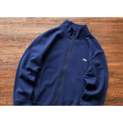 Толстовка Lacoste Small Logo And Zipper "Blue" фото № 2