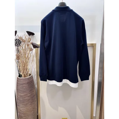 Свитшот Miu Miu Frontside White Small Logo Miu Miu "Blue" фото № 4