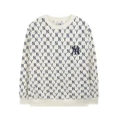 Свитшот MLB With Letter Print And Logo "White"