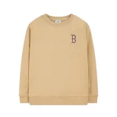 Худи MLB Front Logo Cuffs "Beige"