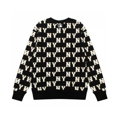 Свитшот MLB Classic Monogram Front Pattern Overfit Boston Red Sox LA Dodgers NY "Black" фото № 2 Свитшот MLB Classic Monogram Front Pattern Overfit Boston Red Sox LA Dodgers NY "Black" фото № 2