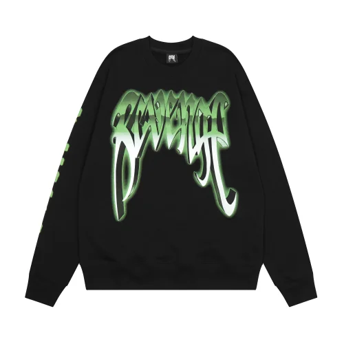Свитшот Revenge Skull Burst "Black and Green"