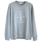 Свитшот Stone Island Large Logo Print "Blue/White"
