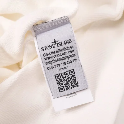 Свитшот Stone Island Black Ribbon "White" фото № 8